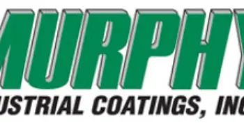 Murphy Industrial Coatings logo, Murphy in green block letters with Industrail Coatings, Inc in small black letters below